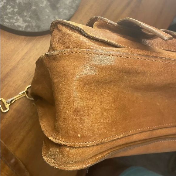 Proenza Schouler PS1 Medium Lambskin Leather Satchel Crossbody Bag Brown Saddle - Picture 7 of 10